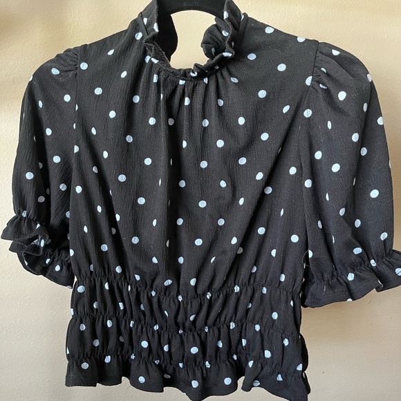 Target brand Who.What.Wear. Polka dot crop top - Picture 1 of 4